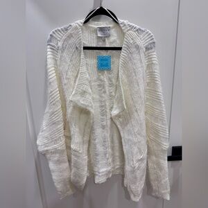 Hayden Cream Open-Front Cardigan-s/m